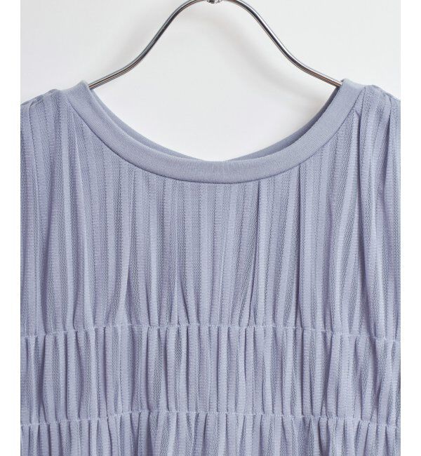 ikka「ストライプチュール2WAYプルオーバー」|その他|