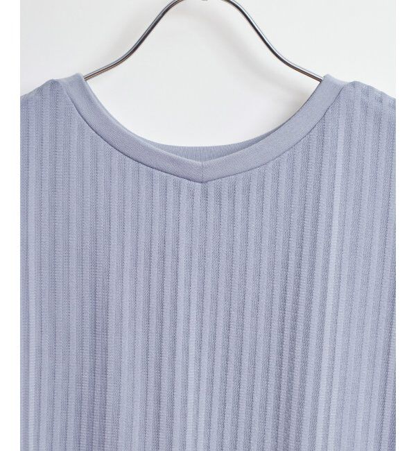 ikka「ストライプチュール2WAYプルオーバー」|その他|