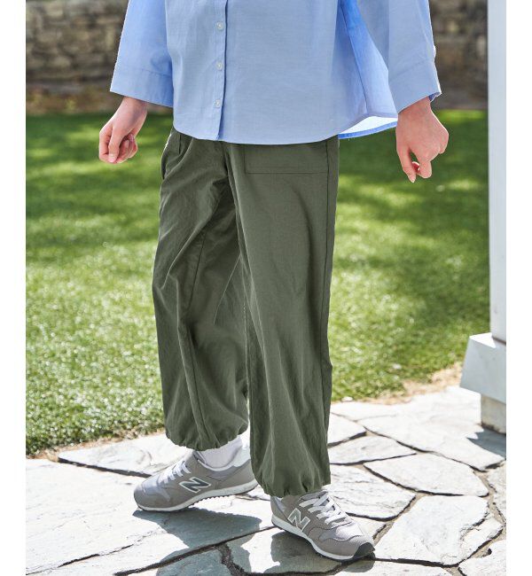 ikka kids「【親子コーデ】ドライテックベイカーパンツ（120~160cm）」|その他|オリーブ