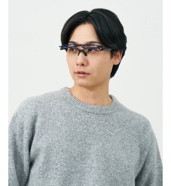  「新構造・跳ね上げ式 メガネ | FLIP UP フリップアップ | 軽量 伊達メガネ 度付き 度なし レンズ交換券付」|メガネ|