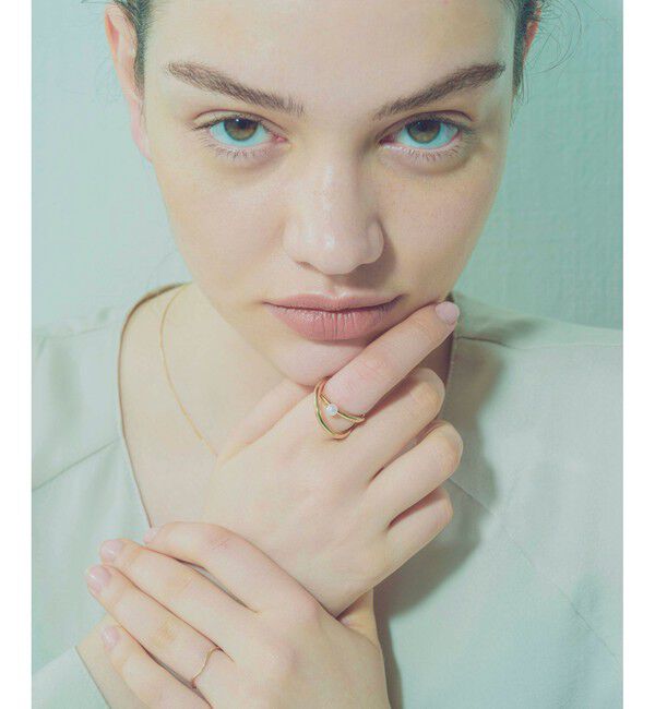 ete「パール リングカフ」|リング|