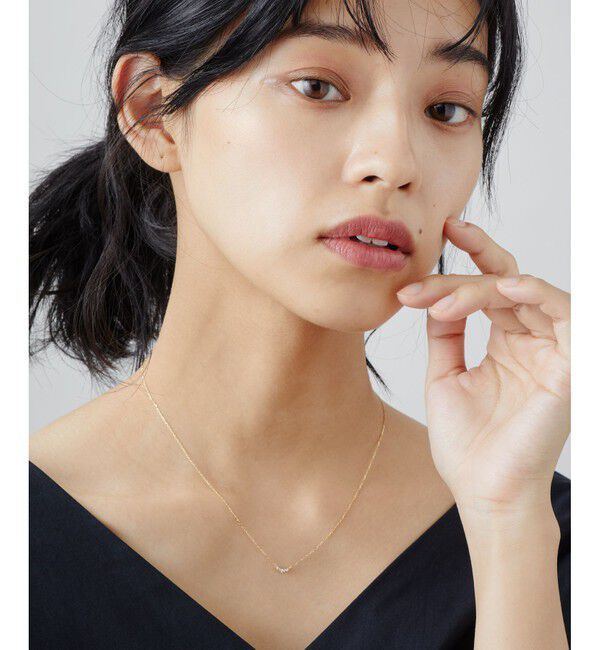 Jouete「K18YG ダイヤモンド ネックレス」|ネックレス|