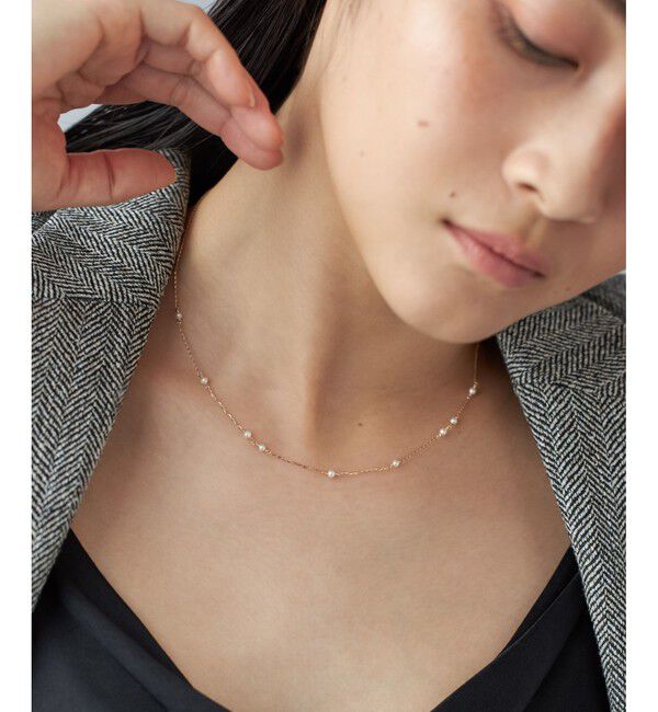 Jouete「K10YG ネックレス パール」|ネックレス|