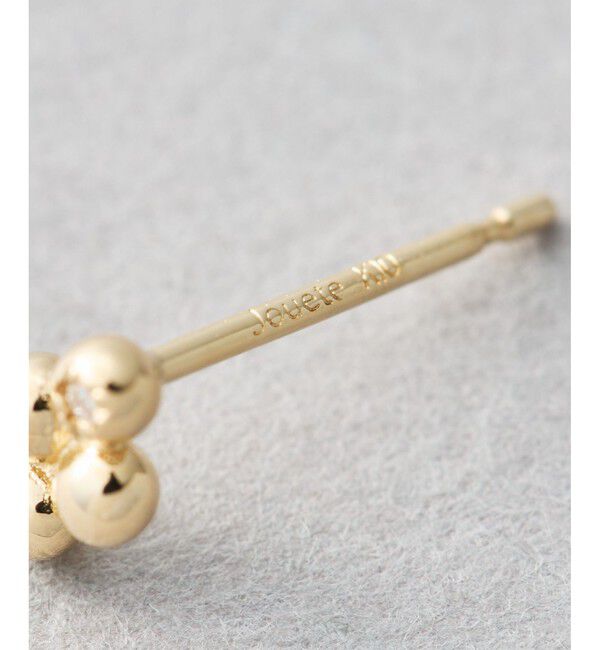 Jouete「K10YG ダイヤモンド ピアス」|ピアス|