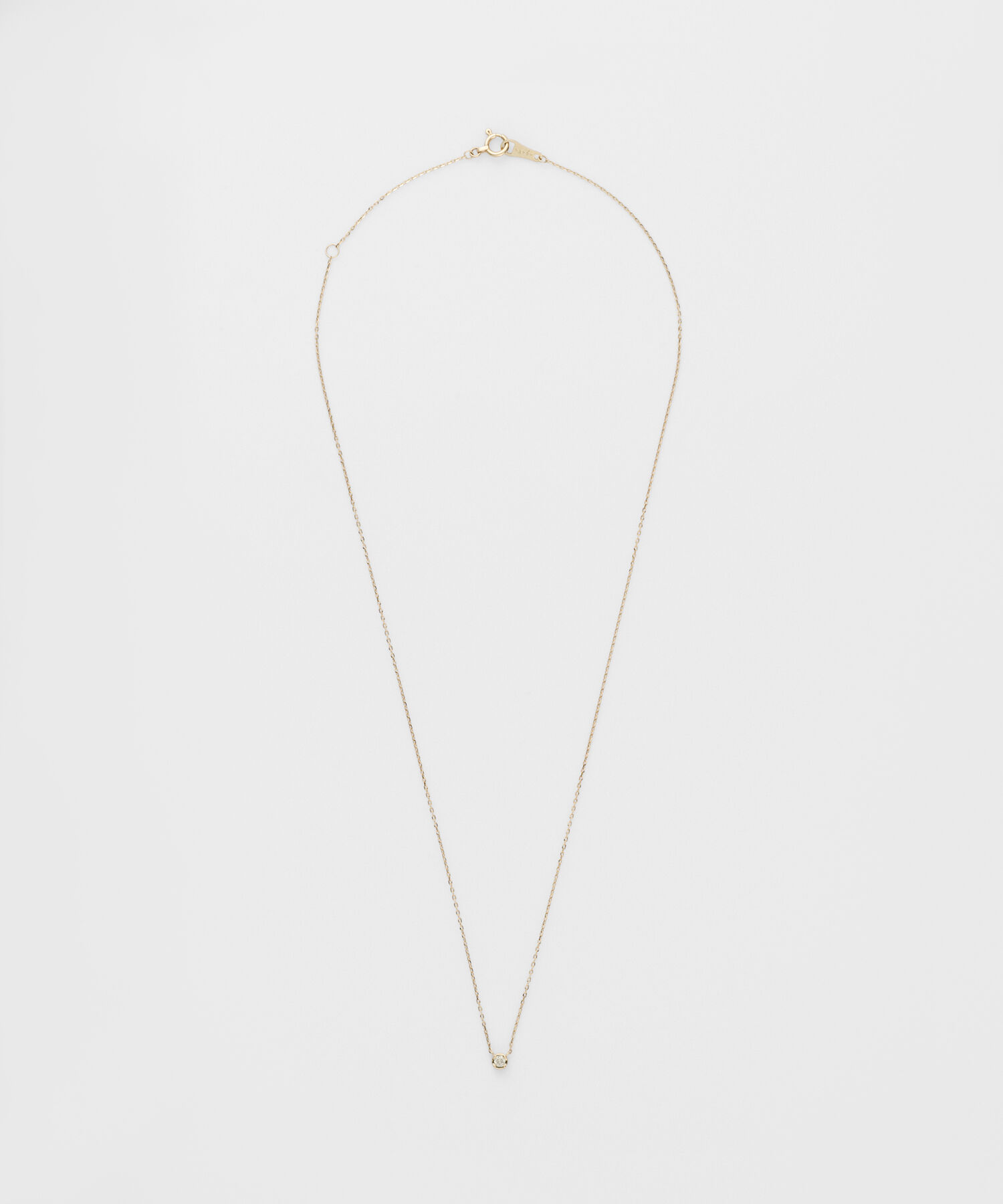 agete「K10ダイヤモンドネックレス（0.03ct）」|ネックレス|