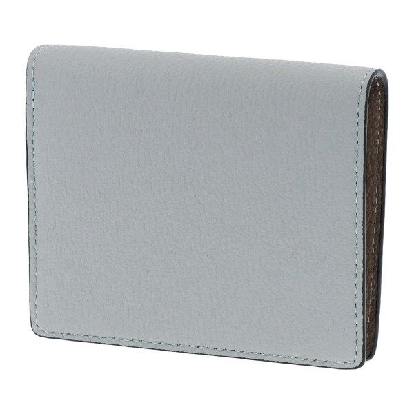 PEDIR「PEDIR(ペディール) ディアシュリンク 本革 二つ折りウォレット」|財布|ライトブルー