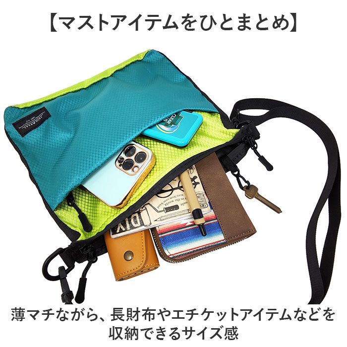 BACKYARD FAMILY「サコッシュバッグ メンズ 斜めがけ 通販 サコッシュ レディース ショルダーバッグ」|ショルダー・メッセンジャー|