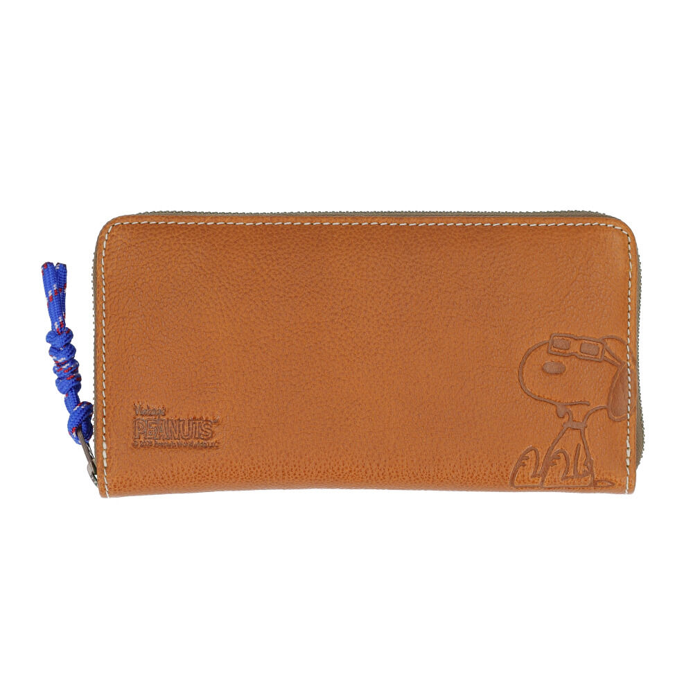 BACKYARD FAMILY「スヌーピー 長財布 大人 通販 SNOOPY 73525 財布 レザー 長サイフ ながさいふ」|財布|ブラウン1