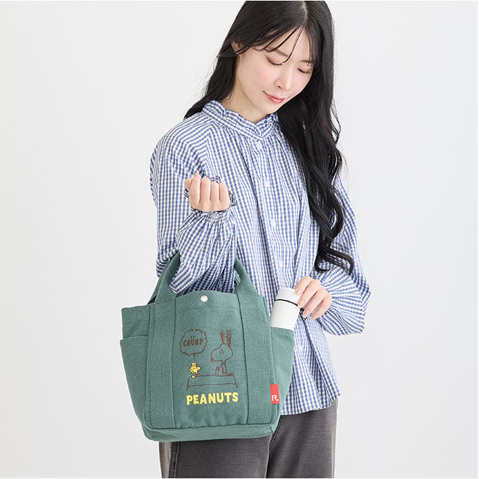 ROOTOTE「トートバッグ PEANUTS 通販 レディース スヌーピー バッグ ピーナッツ ハンドバッグ」|トートバッグ|