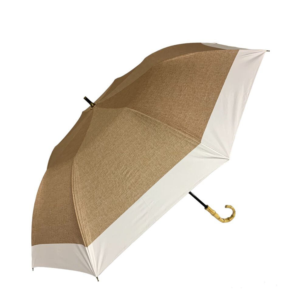 BACKYARD FAMILY「日傘 晴雨兼用 折りたたみ 通販 折りたたみ傘 折り畳み傘 晴雨兼用傘 晴れ雨兼用傘 雨傘 傘」|傘|ベージュ2