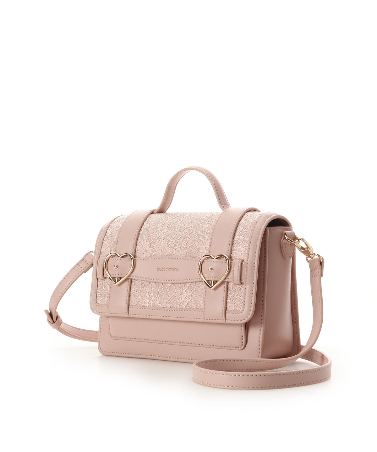 Samantha Vega「レースハートベルトサッチェルショルダーバッグ」|ショルダー・メッセンジャー|