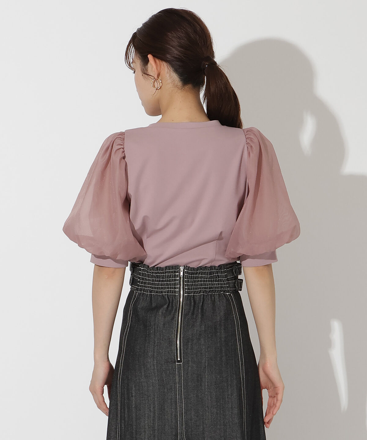 アンドクチュール「シアースリーブプルオーバー」|Tシャツ・カットソー|