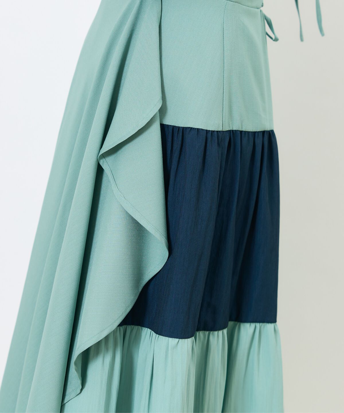 アンドクチュール「アシメラッフルティアードワンピース」|ワンピース|