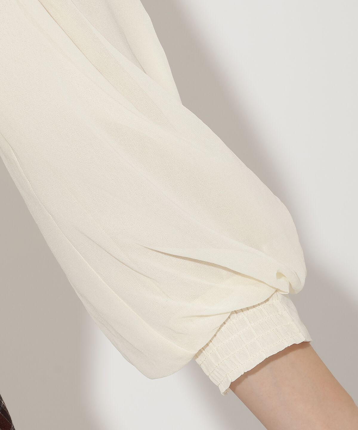 アンドクチュール「7分袖ホルターリボンニットプルオーバー」|ニット・セーター|