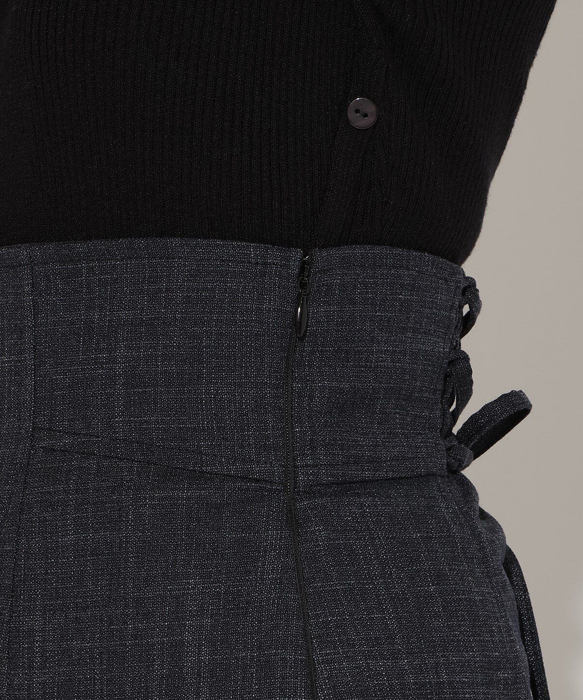 アンドクチュール「ブッチャーインナーミニマーメイドスカート」|フレア|