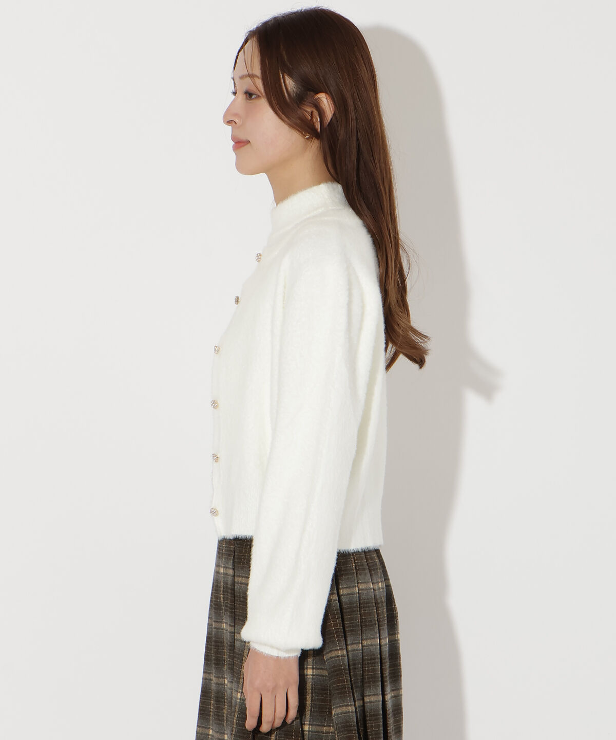 アンドクチュール「フェザーニットアンサンブル」|カーディガン|