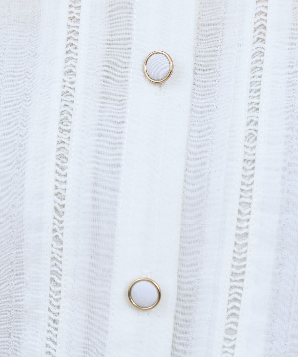 アンドクチュール「ラッフルスリーブシャツブラウス」|シャツ・ブラウス|