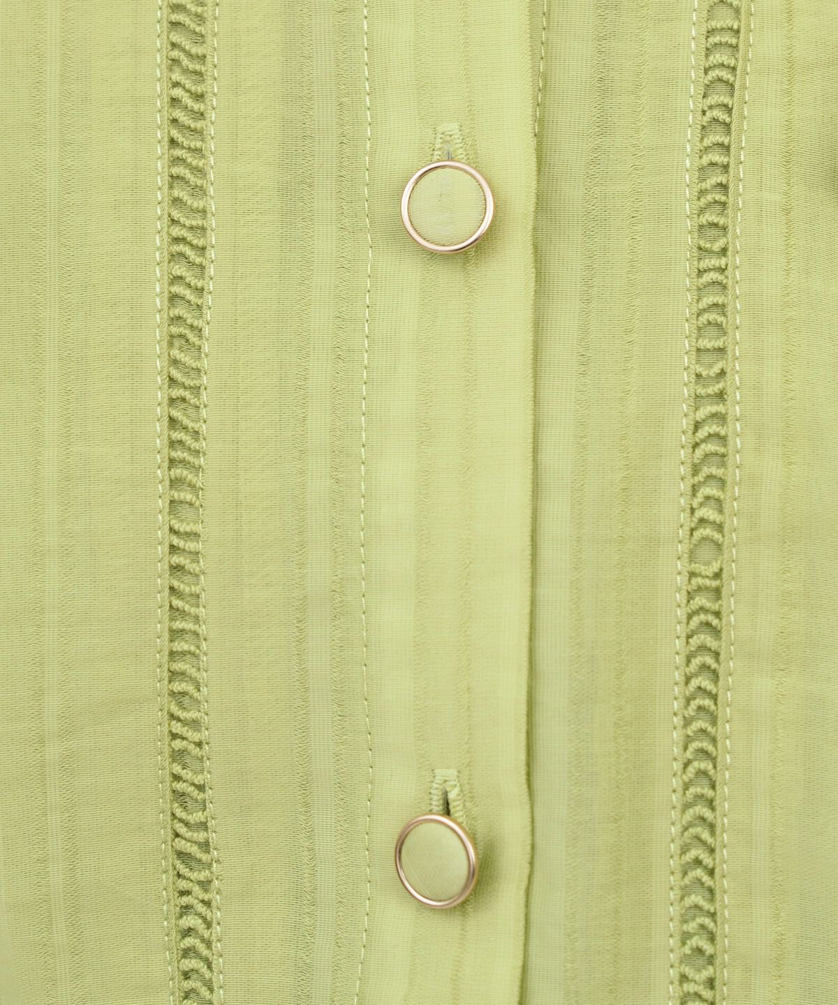 アンドクチュール「ラッフルスリーブシャツブラウス」|シャツ・ブラウス|