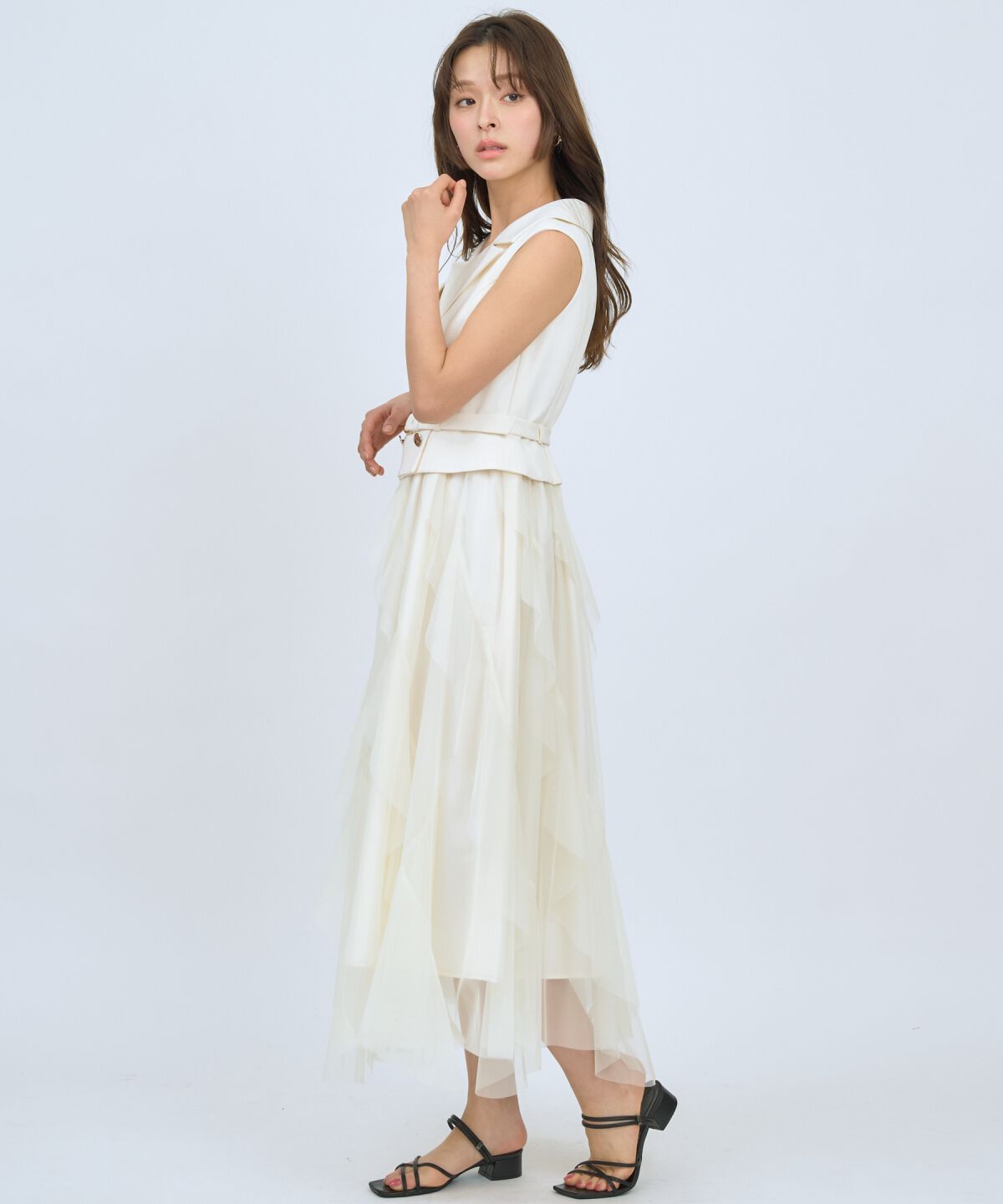 アンドクチュール「アシメチュールトレンチジャンスカ」|ジャンパースカート|