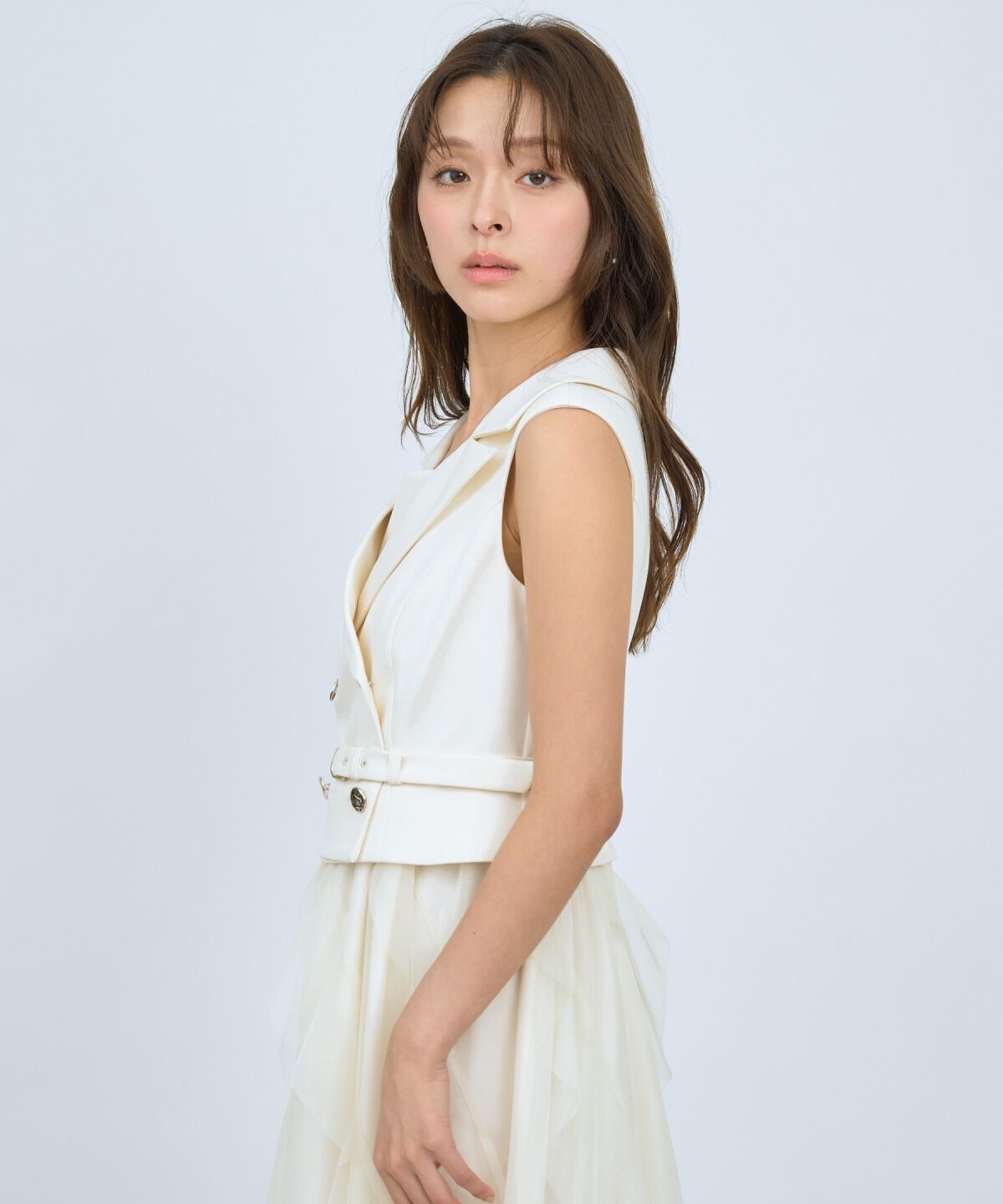 アンドクチュール「アシメチュールトレンチジャンスカ」|ジャンパースカート|