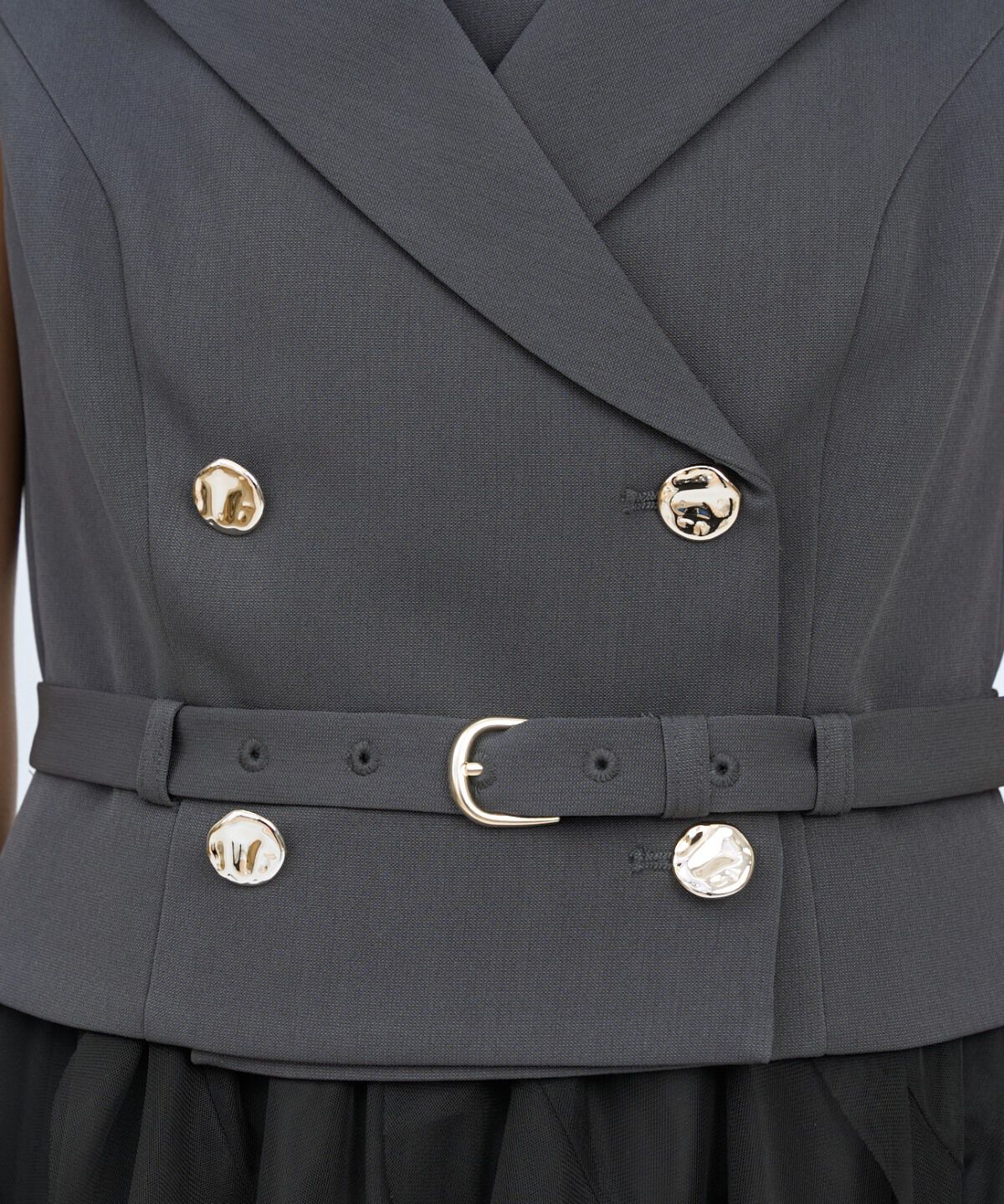 アンドクチュール「アシメチュールトレンチジャンスカ」|ジャンパースカート|