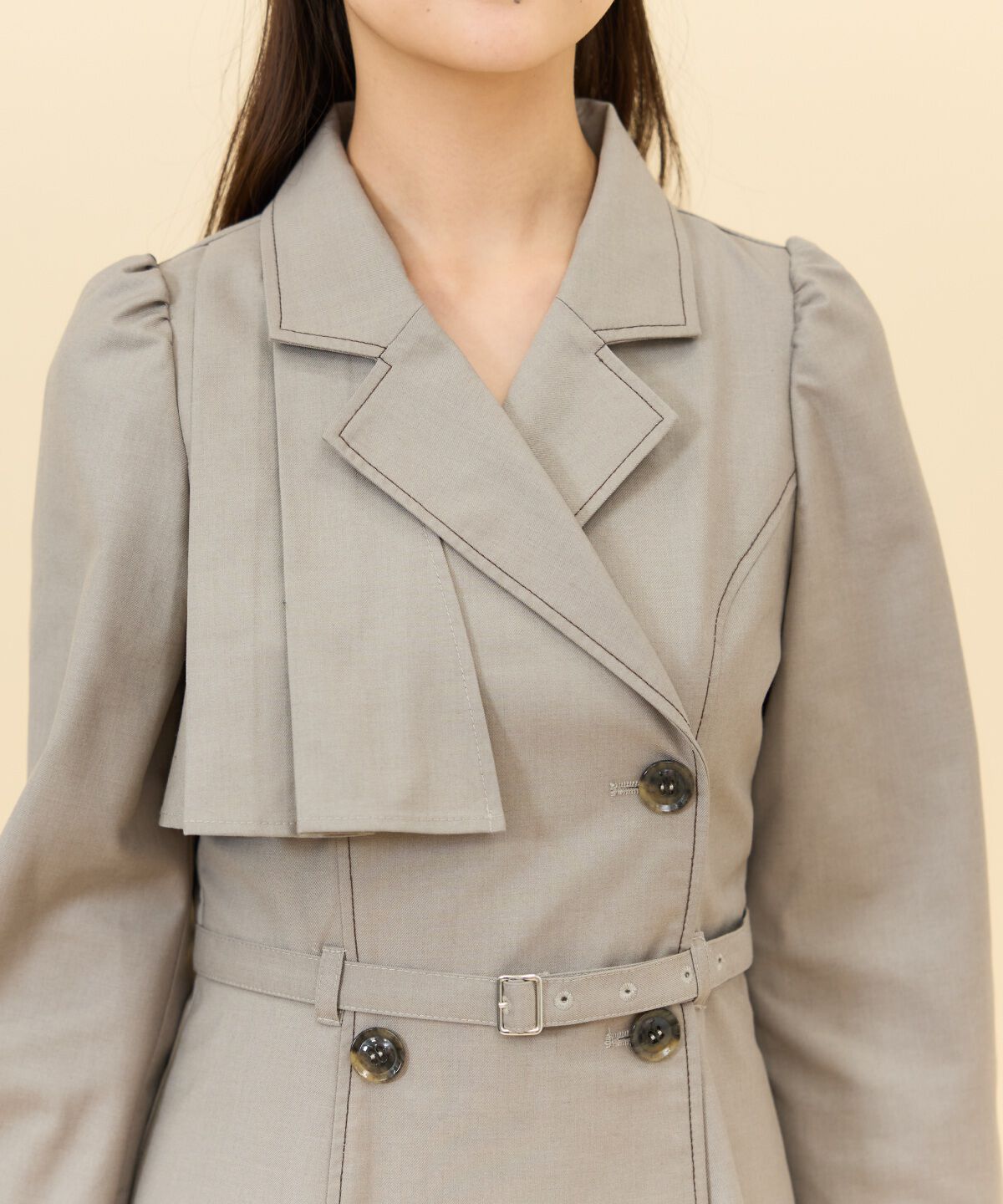 REDYAZEL「ダブルボタンジャケットミニワンピース」|ワンピース|