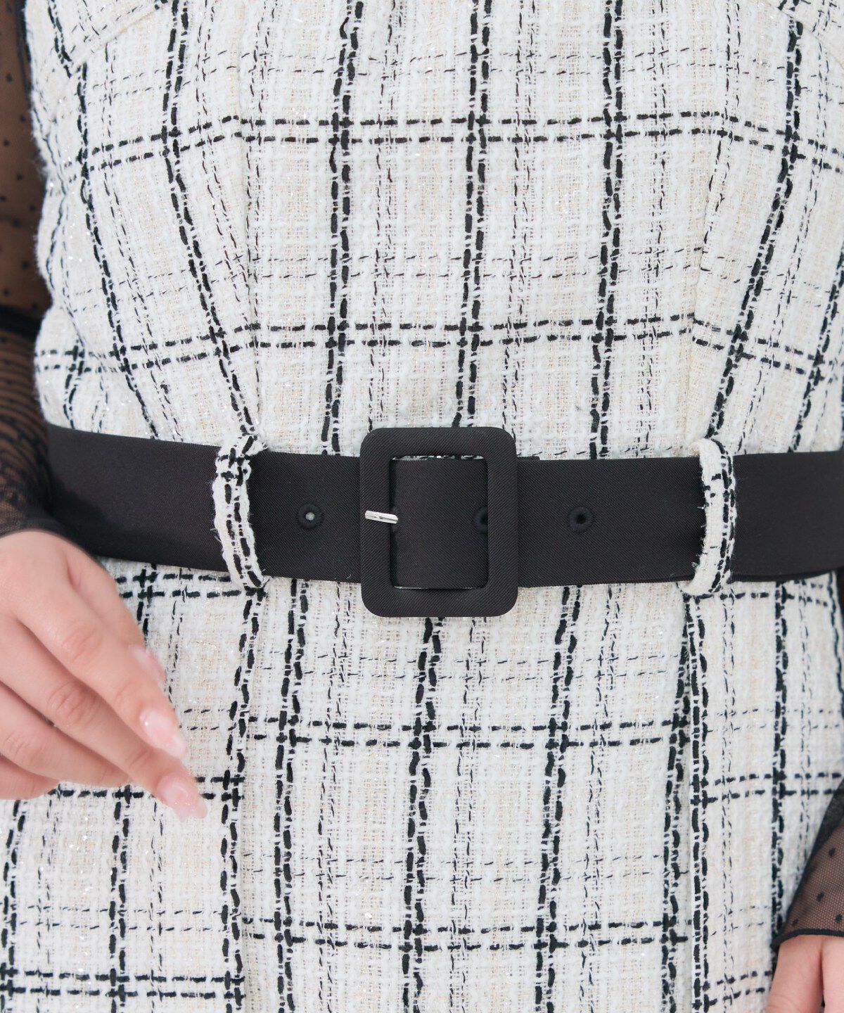 REDYAZEL「ツイードデザインジャンパースカート」|ジャンパースカート|