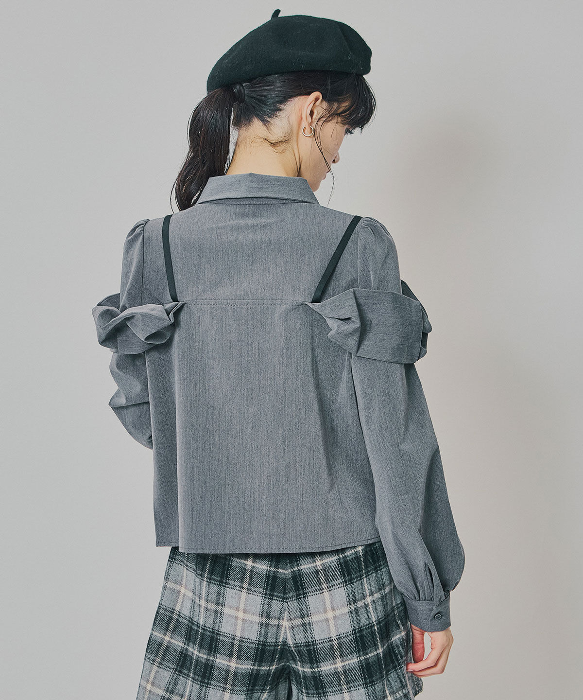 REDYAZEL「リボンフリルショルダーブラウス」|シャツ・ブラウス|