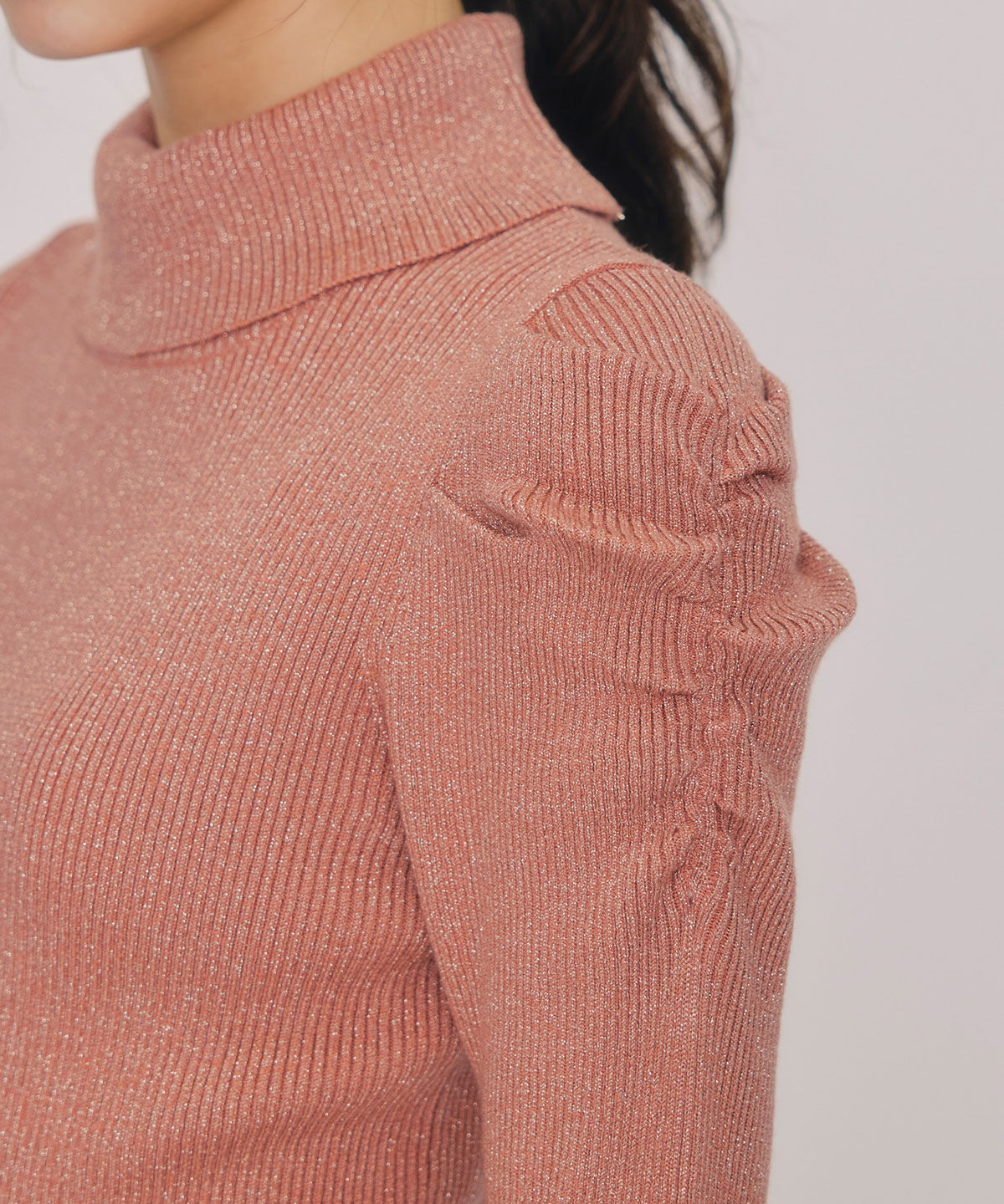 REDYAZEL「ラメタートルニットプルオーバー」|ニット・セーター|