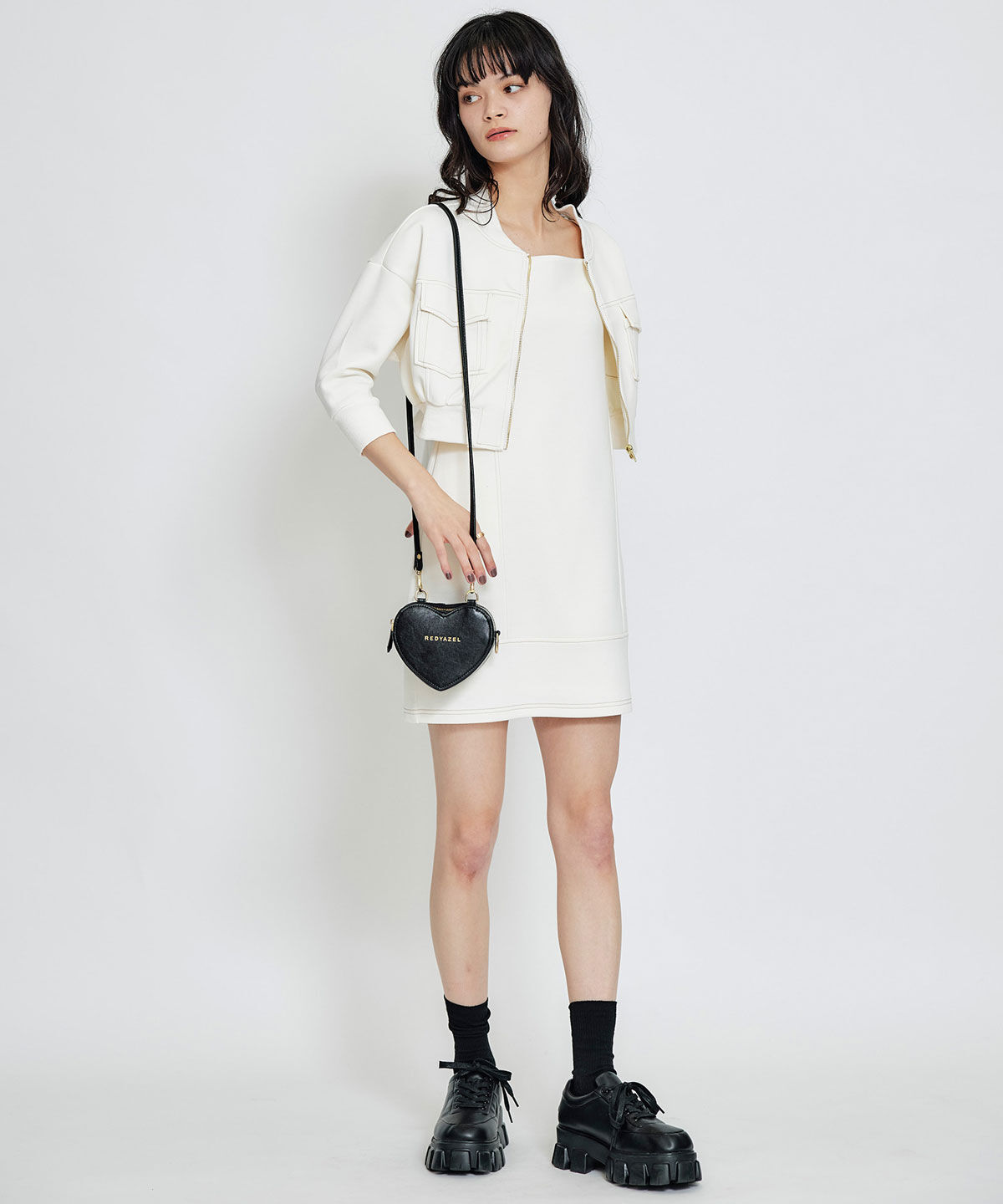 REDYAZEL「Love Me Heart モチーフ2WAYミニショルダーバッグ」|ショルダー・メッセンジャー|