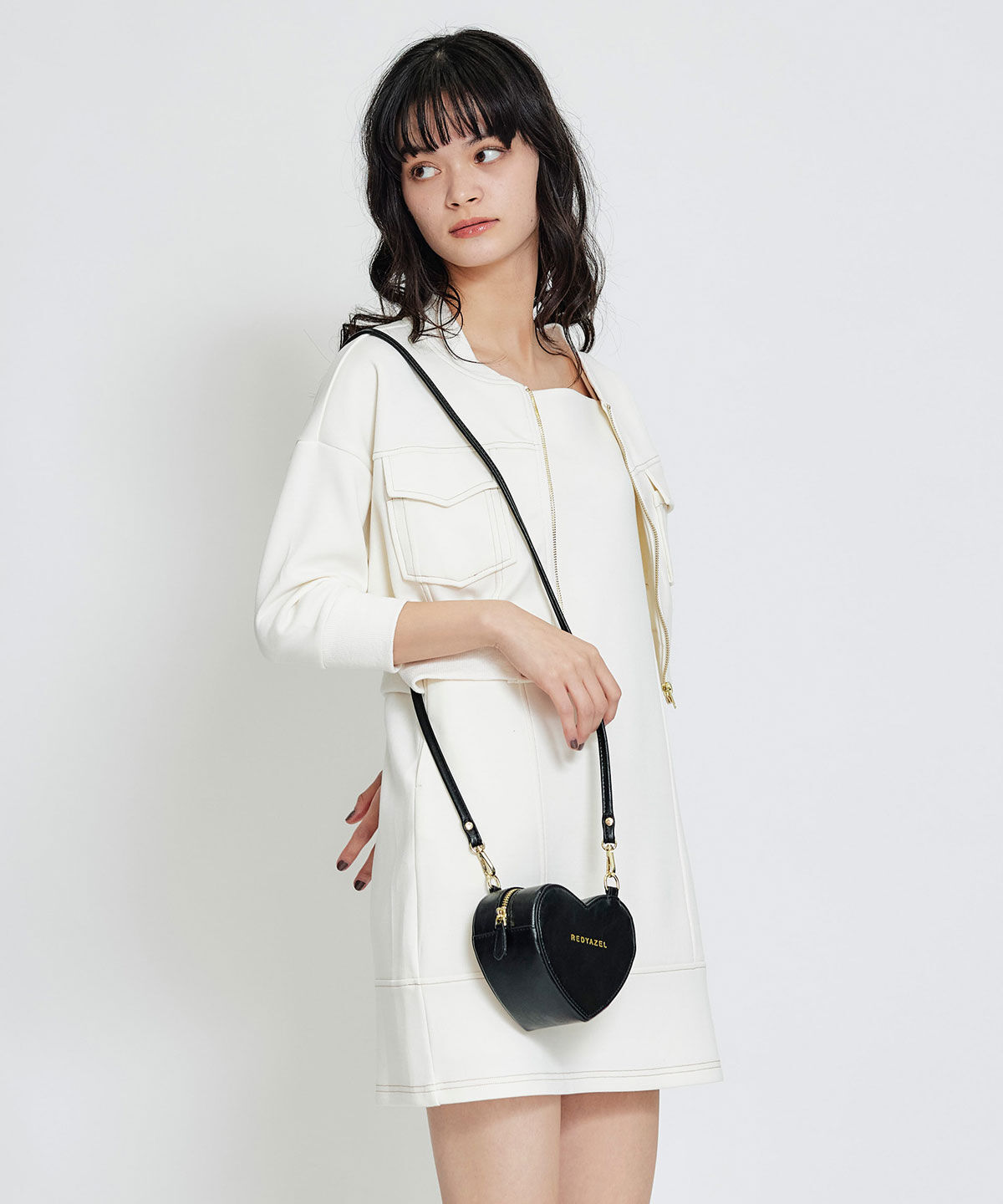 REDYAZEL「Love Me Heart モチーフ2WAYミニショルダーバッグ」|ショルダー・メッセンジャー|