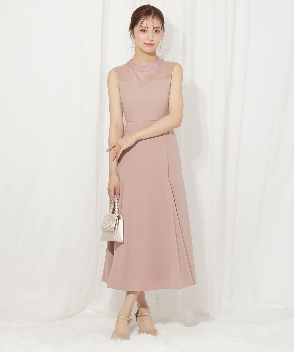 WILLSELECTION「リボンビスチェ付きドレス」|ドレス|