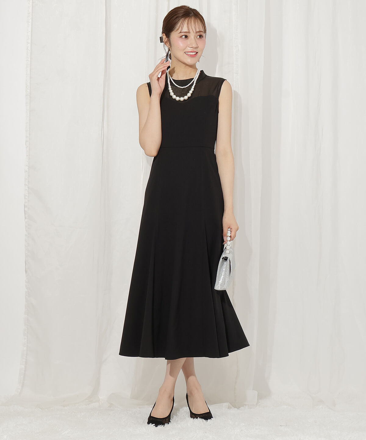 WILLSELECTION「リボンビスチェ付きドレス」|ドレス|