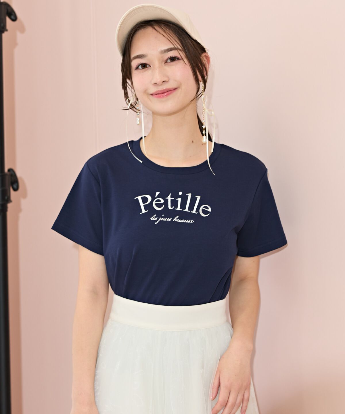 WILLSELECTION「PetilleクルーネックTシャツ」|Tシャツ・カットソー|ネイビー