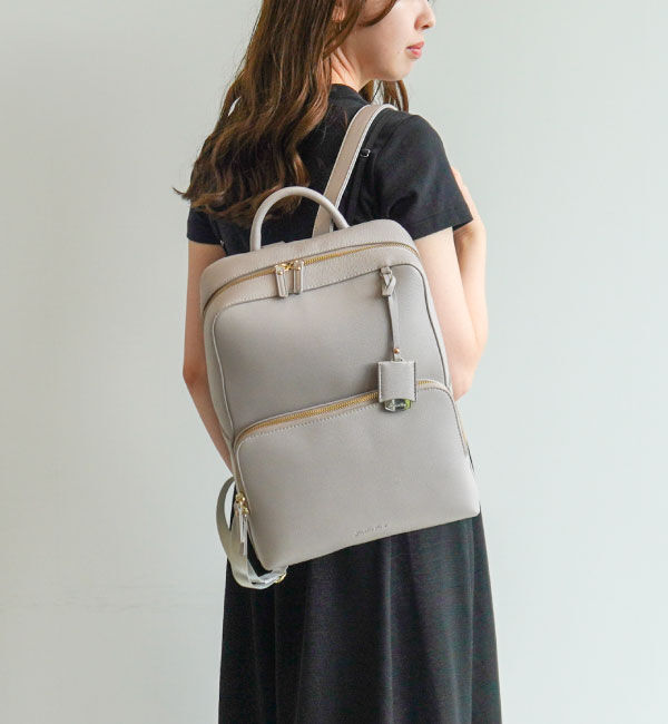 Jewelna Rose「Jewelna Rose | フレイヤ2 A4ジャストサイズ | 16125」|リュック|グレー
