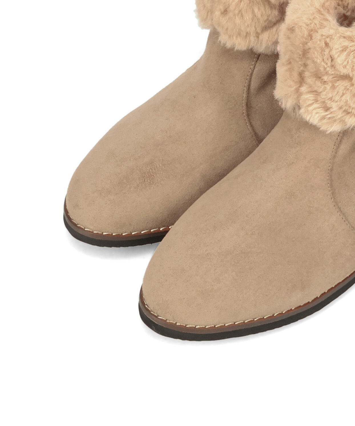 WA Oriental TRaffic「たっぷりファーウエッジソールブーツ/52411」|ショートブーツ|