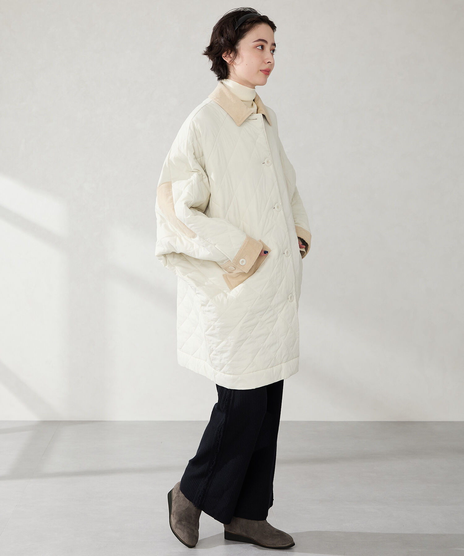 WA Oriental TRaffic「たっぷりファーウエッジソールブーツ/52411」|ショートブーツ|