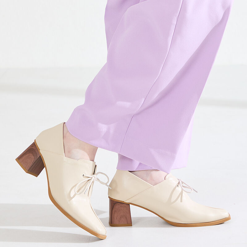 ORiental TRaffic「●2026春夏新作●ウッドヒールパンプス/61102」|パンプス|