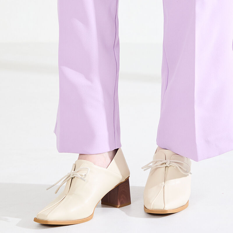 ORiental TRaffic「●2026春夏新作●ウッドヒールパンプス/61102」|パンプス|