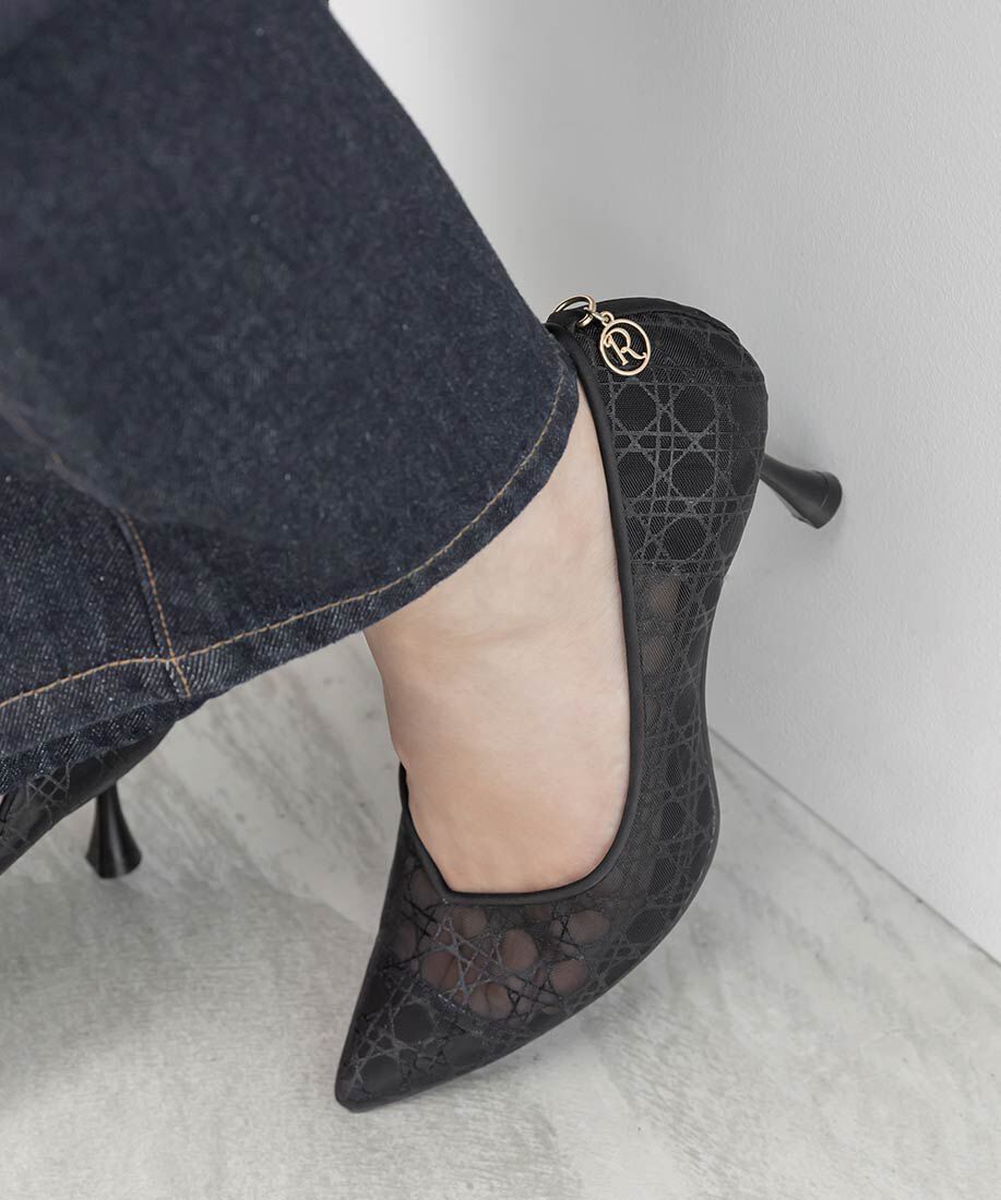  「モノグラムチャームシアーパンプス」|パンプス|