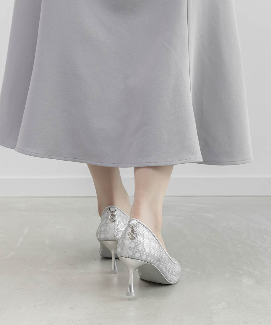  「モノグラムチャームシアーパンプス」|パンプス|