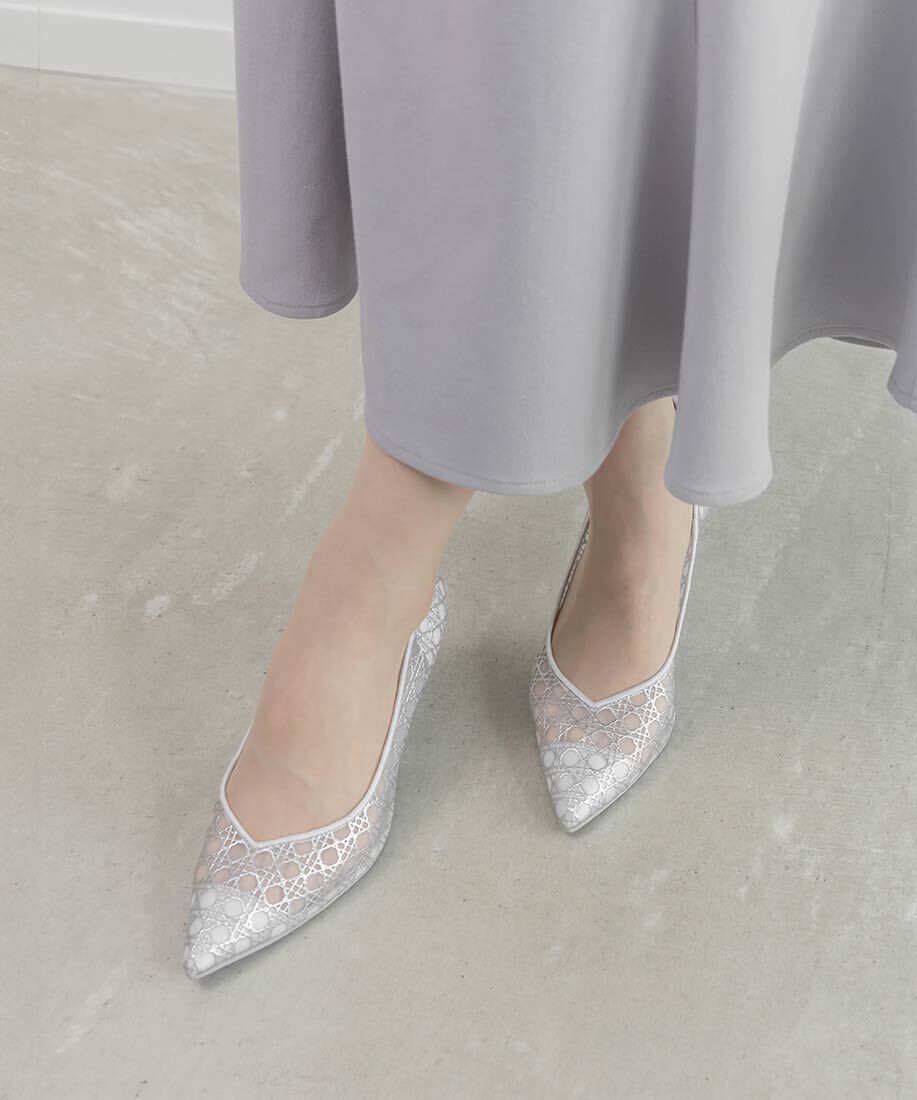  「モノグラムチャームシアーパンプス」|パンプス|