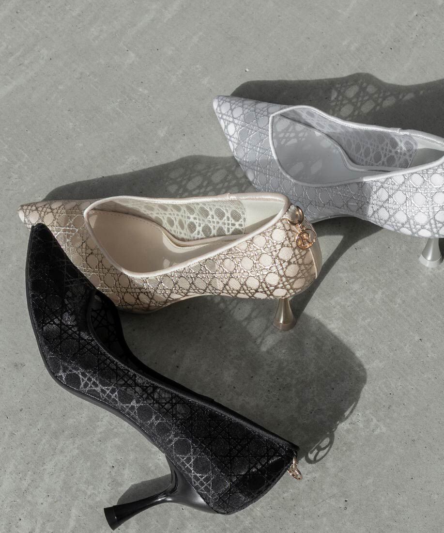  「モノグラムチャームシアーパンプス」|パンプス|