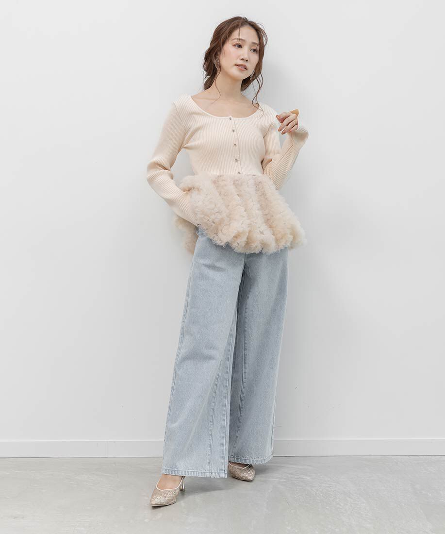  「モノグラムチャームシアーパンプス」|パンプス|