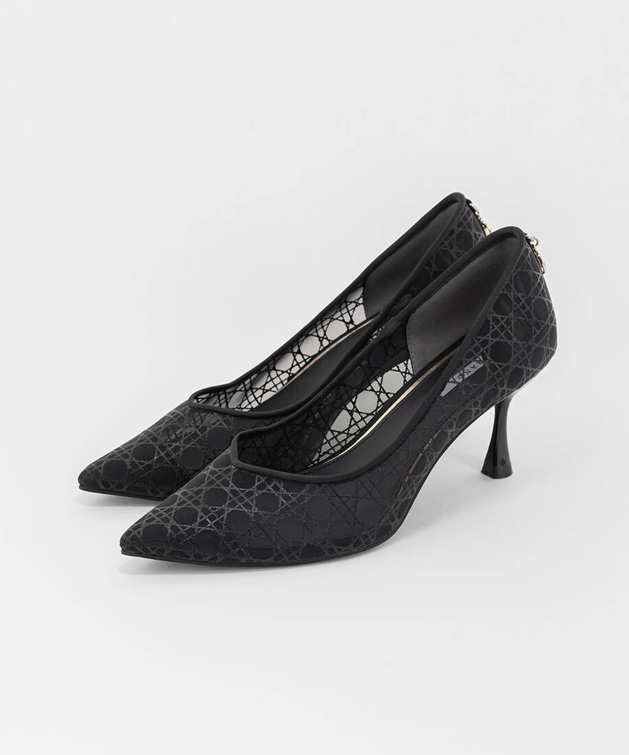  「モノグラムチャームシアーパンプス」|パンプス|