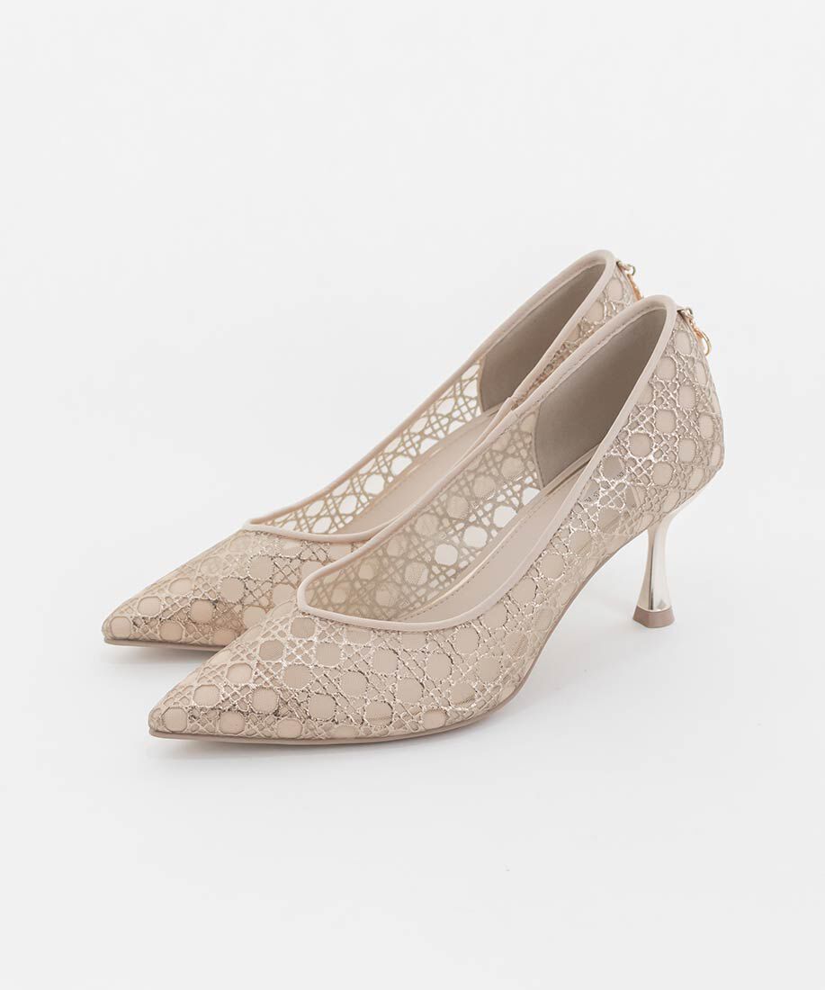  「モノグラムチャームシアーパンプス」|パンプス|