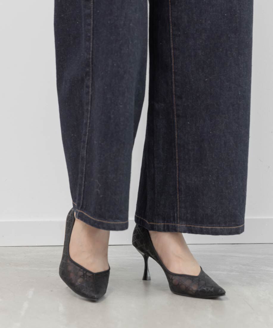  「モノグラムチャームシアーパンプス」|パンプス|