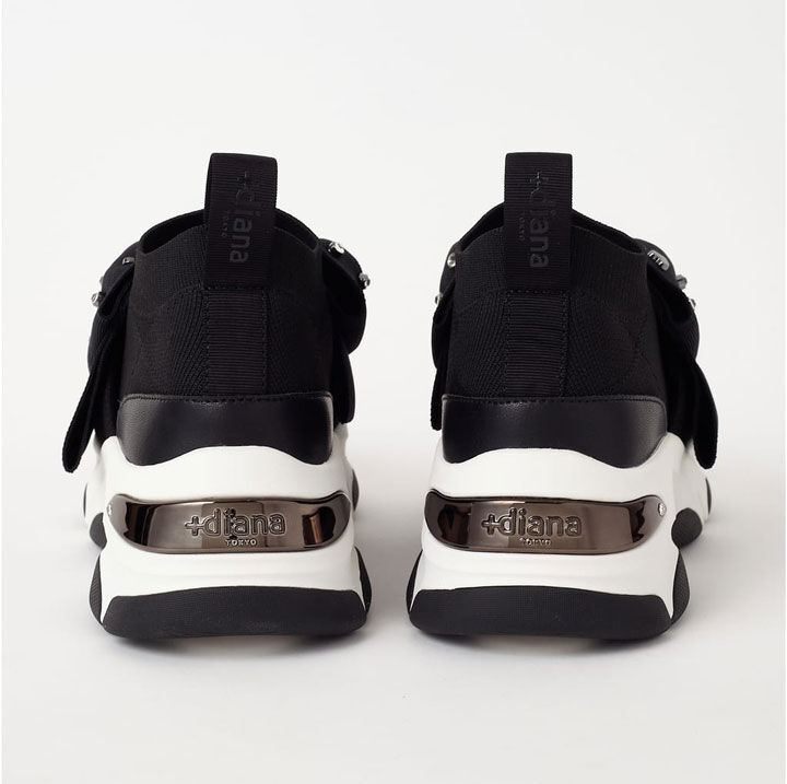 プラスダイアナ「リボンニットスニーカー　MF45521」|スニーカー|