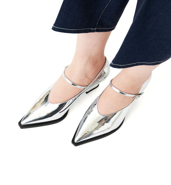 SY UNITED ARROWS「＜SY＞シェイプヒールストラップ パンプス50●&uarr;」|パンプス|