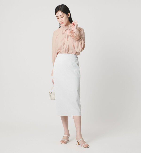 UNITED ARROWS「フリルカラー フレアスリーブ ブラウス」|シャツ・ブラウス|